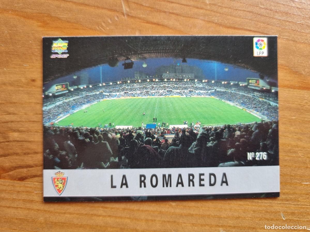 Cromos de f&uacute;tbol: 276 LA ROMAREDA (Real Zaragoza). Las Fichas de la Liga 1997 1998 97 98 (Mundicromo)