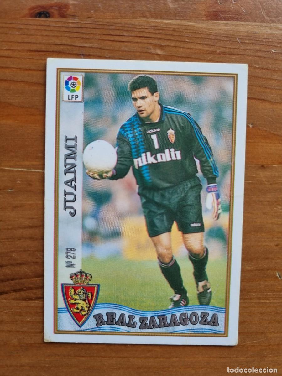 Cromos de f&uacute;tbol: 279 JUANMI (Real Zaragoza). Las Fichas de la Liga 1997 1998 97 98 (Mundicromo)