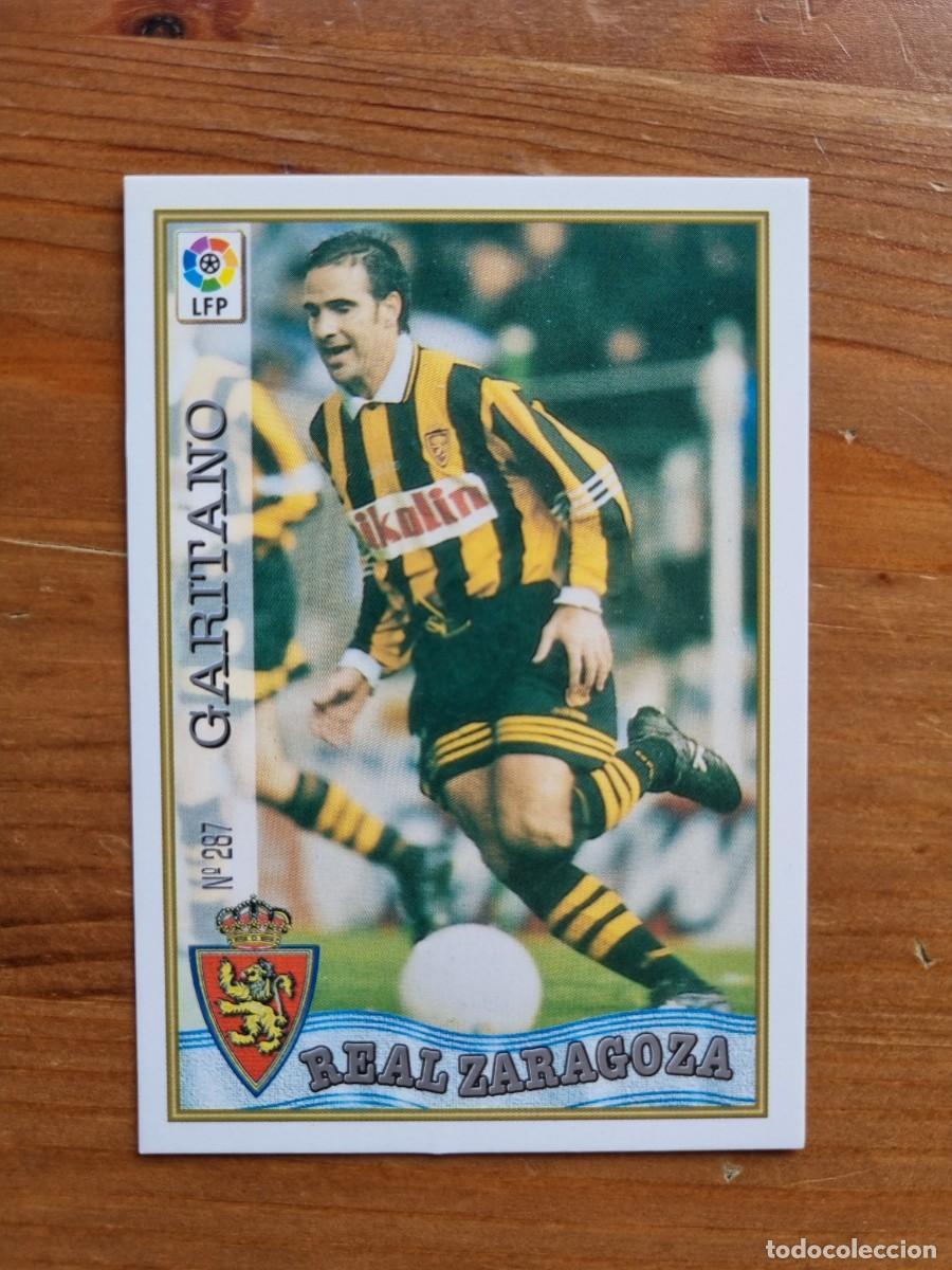 Figurine di Calcio: 287 GARITANO (Real Zaragoza). Las Fichas de la Liga 1997 1998 97 98 (Mundicromo)