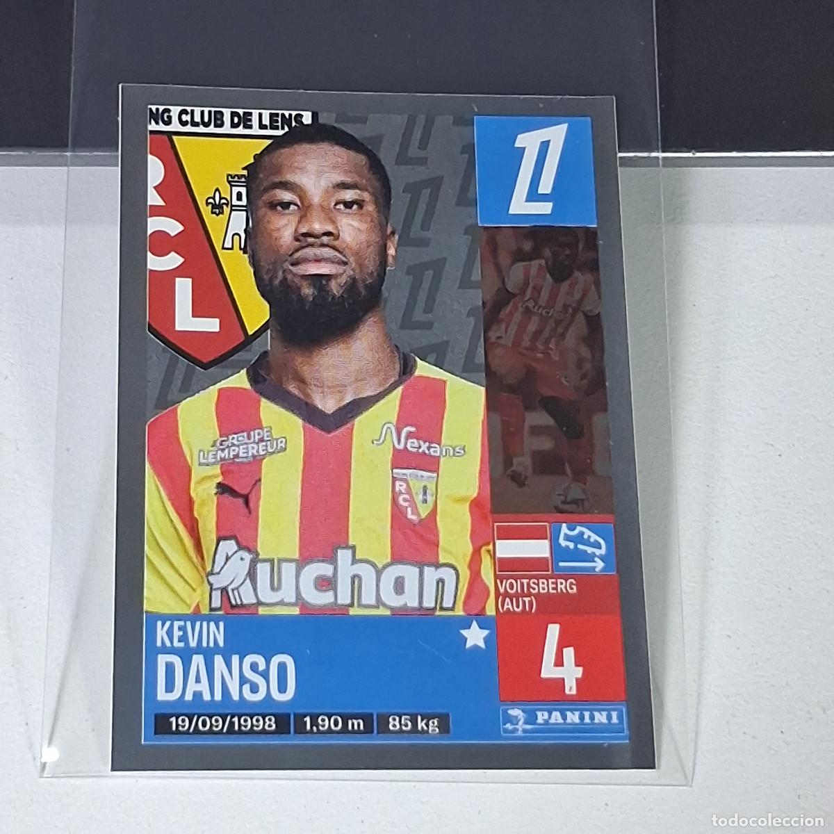 Figurine di Calcio: B40 130 KEVIN DANSO LENS CROMO FUTBOL PANINI LIGUE 1 FOOT 24-25 LIGA FRANCIA 2024-2025