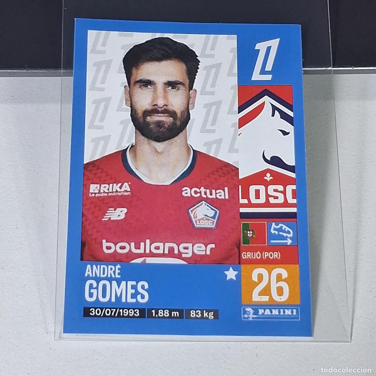 Cromos de f&uacute;tbol: B40 168 ANDRE GOMES LOSC LILLE CROMO FUTBOL PANINI LIGUE 1 FOOT 24-25 LIGA FRANCIA 2024-2025