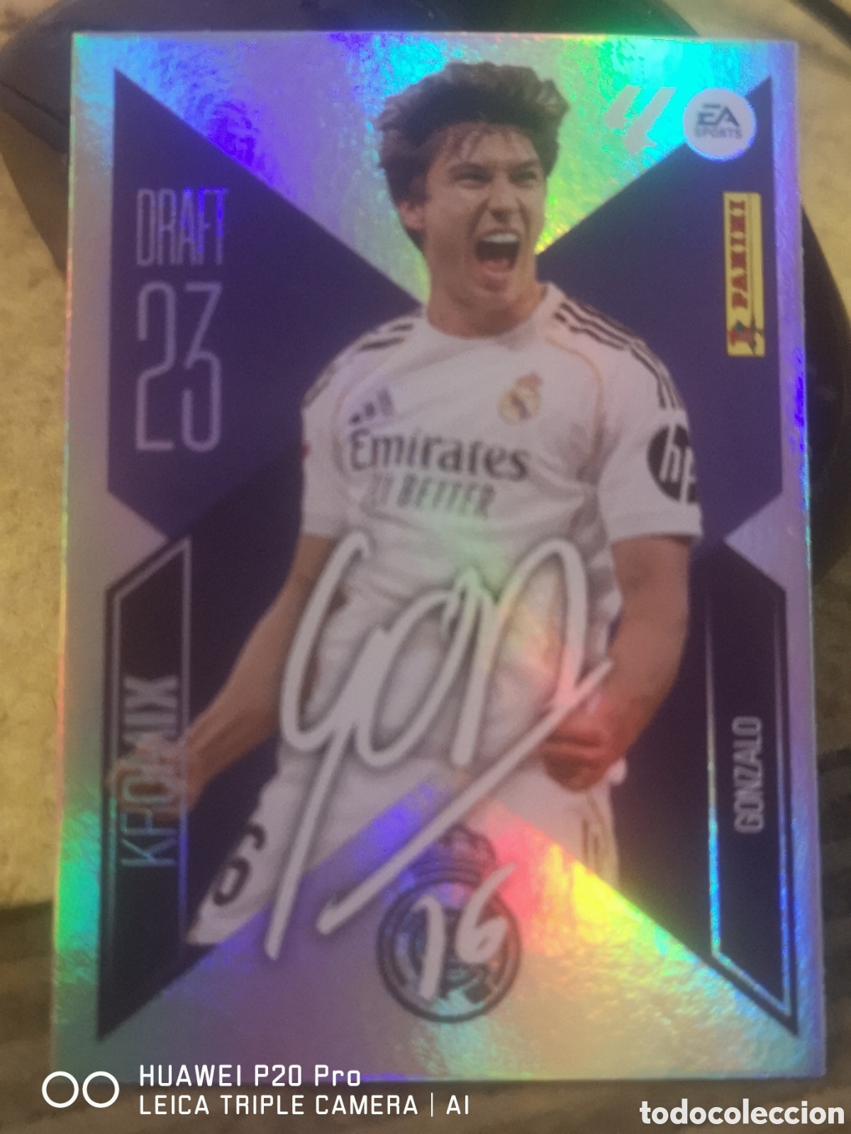 Cromos de f&uacute;tbol: LIGA ESTE 2026 2027 26 27 GONZALO DRAFT KROMIX 23 REAL MADRID 9