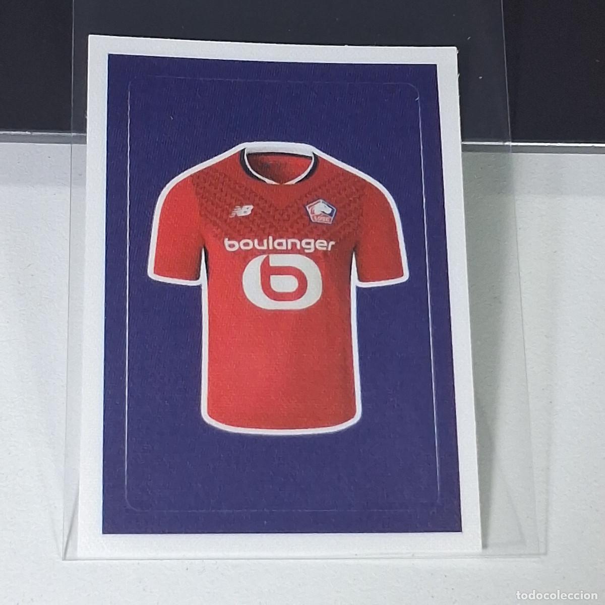 Cromos de f&uacute;tbol: B40 173 CAMISETA LOSC LILLE CROMO FUTBOL PANINI LIGUE 1 FOOT 24-25 LIGA FRANCIA 2024-2025