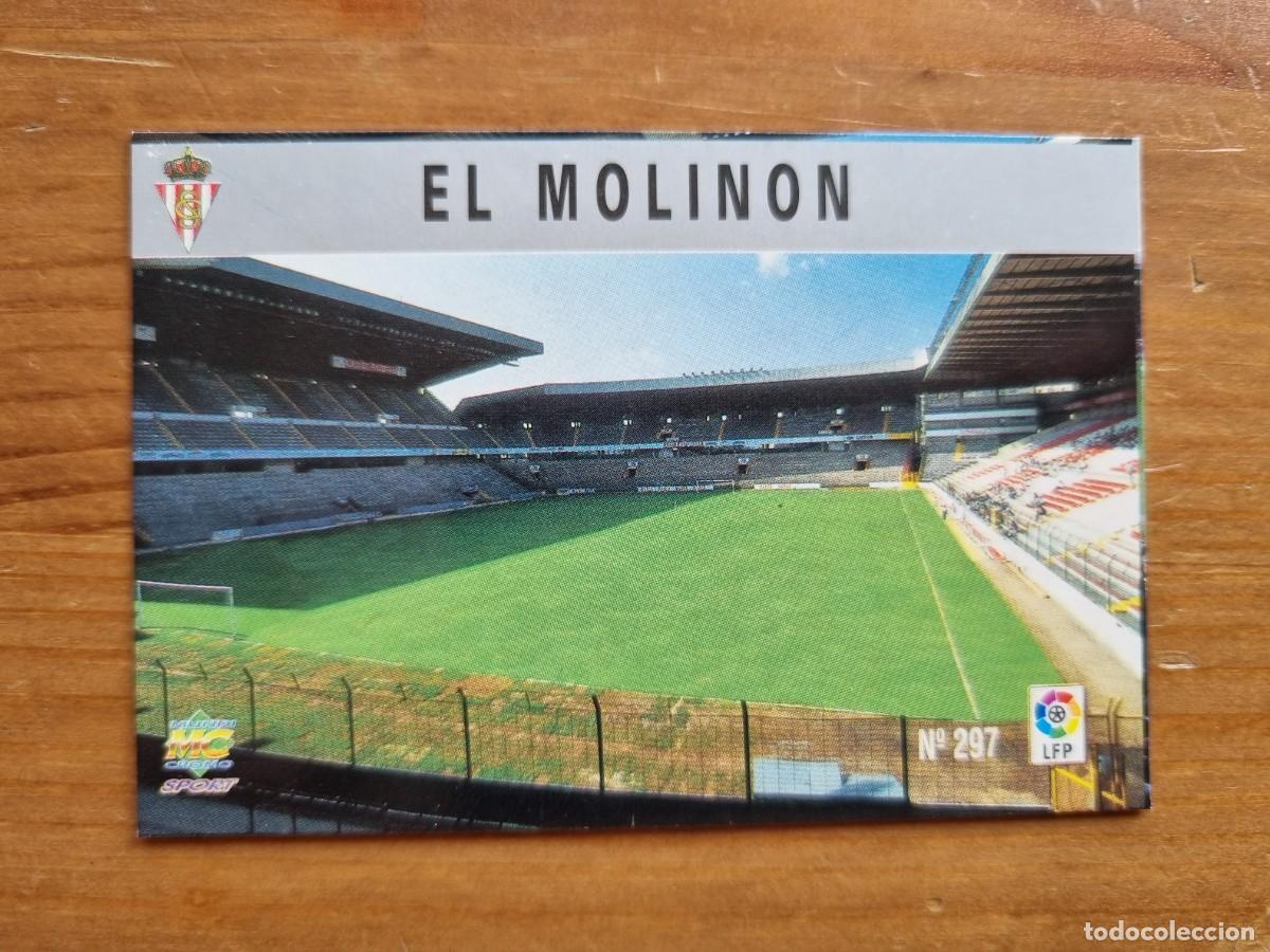 Cromos de f&uacute;tbol: 297 EL MOLIN&Oacute;N (Sporting de Gij&oacute;n). Las Fichas de la Liga 1997 1998 97 98 (Mundicromo)