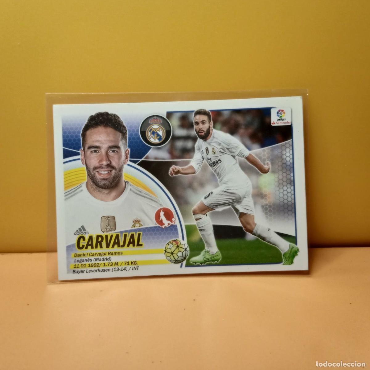 Cromos de f&uacute;tbol: EDICIONES ESTE 2016 2017 16 17 REAL MADRID CARVAJAL 3A 3 A