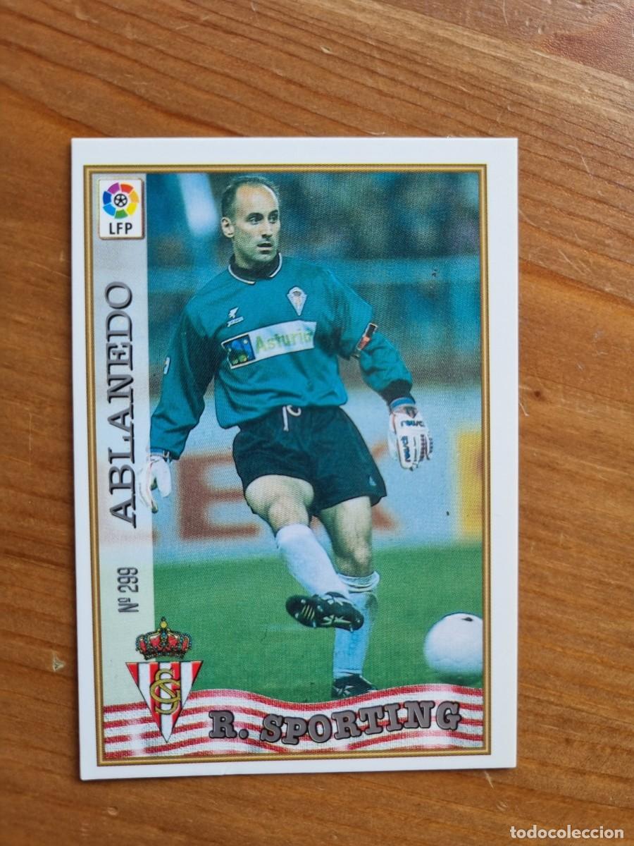 Cromos de f&uacute;tbol: 299 ABLANEDO (Sporting de Gij&oacute;n). Las Fichas de la Liga 1997 1998 97 98 (Mundicromo)