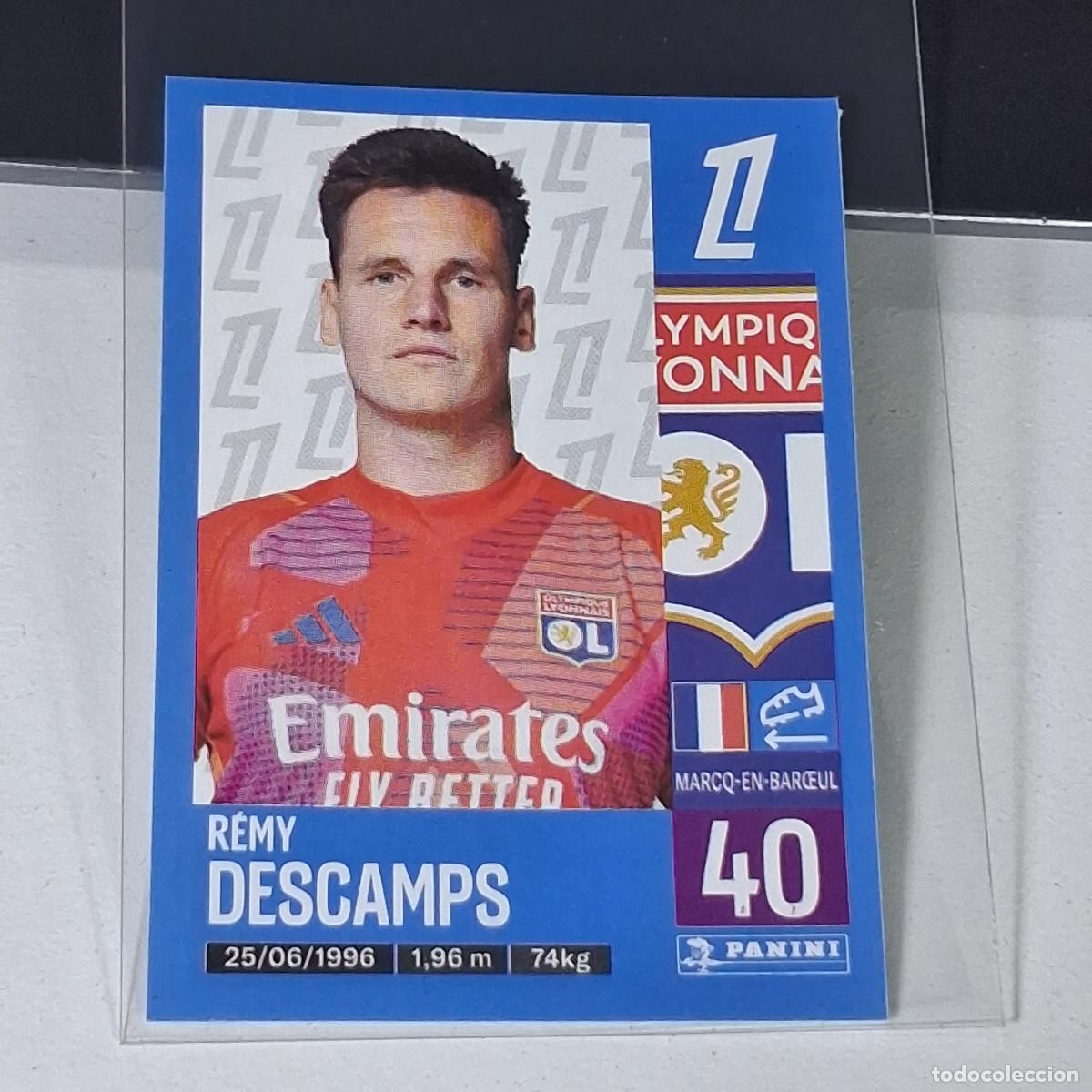 Cromos de f&uacute;tbol: B40 180 REMY DESCAMPS OLYMPIQUE LYON CROMO FUTBOL PANINI LIGUE 1 FOOT 24-25 LIGA FRANCIA 2024-2025