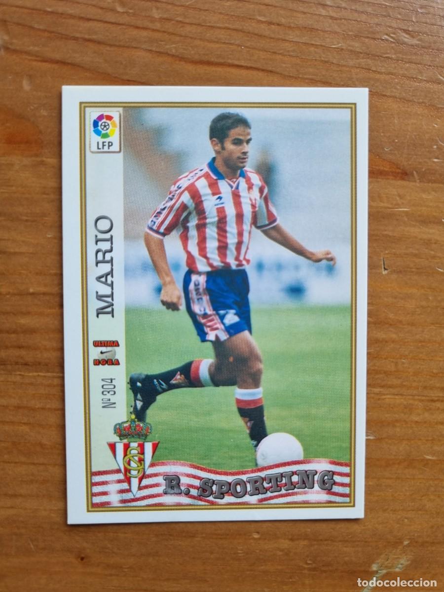 Cromos de Futebol: 304 MARIO (Sporting de Gij&oacute;n) &Uacute;LTIMA HORA. Las Fichas de la Liga 1997 1998 97 98 (Mundicromo)