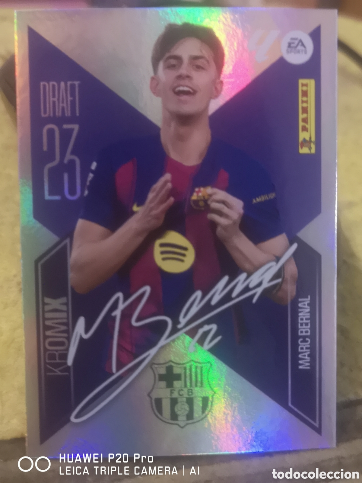 Cromos de f&uacute;tbol: LIGA ESTE 2026 2027 26 27 MARC BERNAL DRAFT KROMIX 23 BARCELONA 15
