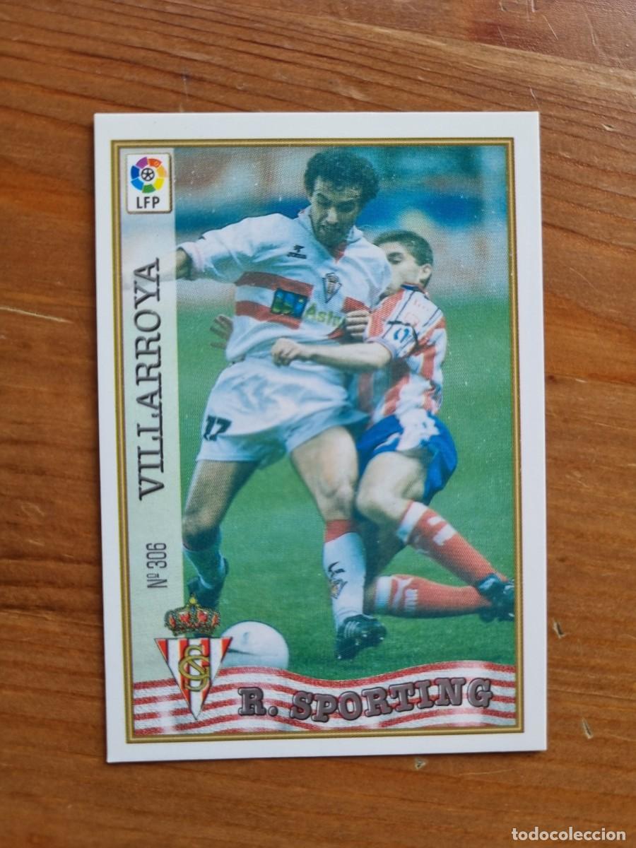 Cromos de f&uacute;tbol: 306 VILLARROYA (Sporting de Gij&oacute;n). Las Fichas de la Liga 1997 1998 97 98 (Mundicromo)