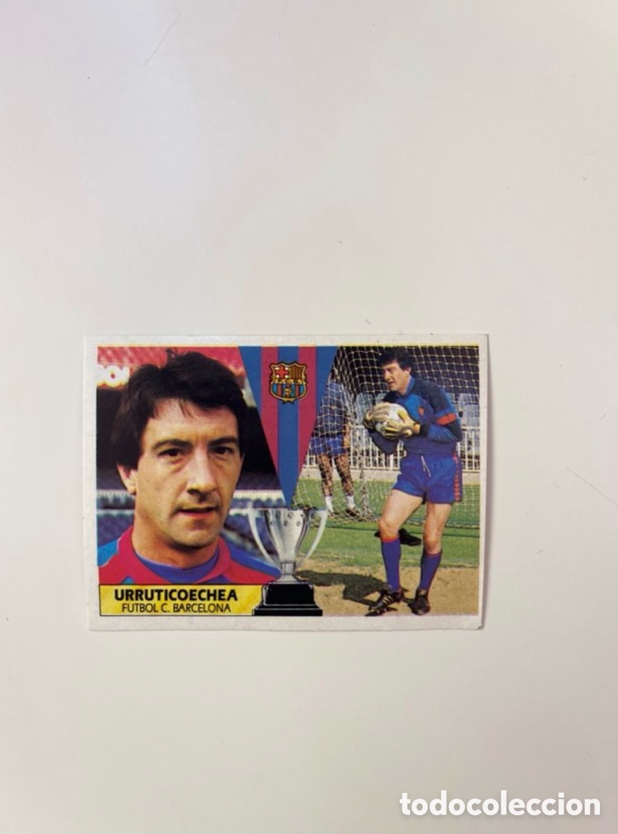 Cromos de f&uacute;tbol: Cromo Urruticoechea 87/88 FC Barcelona