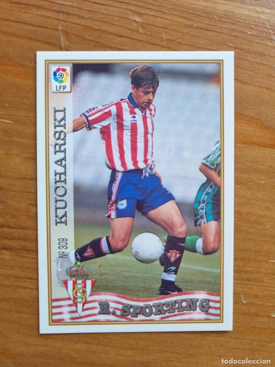 Cartes &agrave; collectionner de Football: 309 KUCHARSKI (Sporting de Gij&oacute;n). Las Fichas de la Liga 1997 1998 97 98 (Mundicromo)