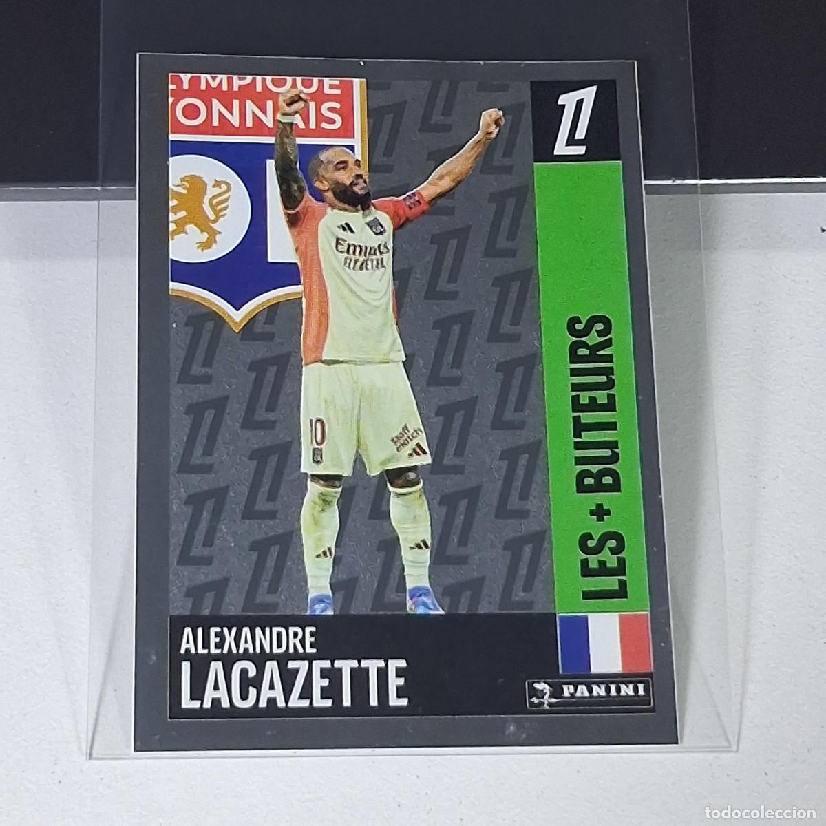 Cartes &agrave; collectionner de Football: B40 204 LACAZETTE OLYMPIQUE LYON CROMO FUTBOL PANINI LIGUE 1 FOOT 24-25 LIGA FRANCIA 2024-2025