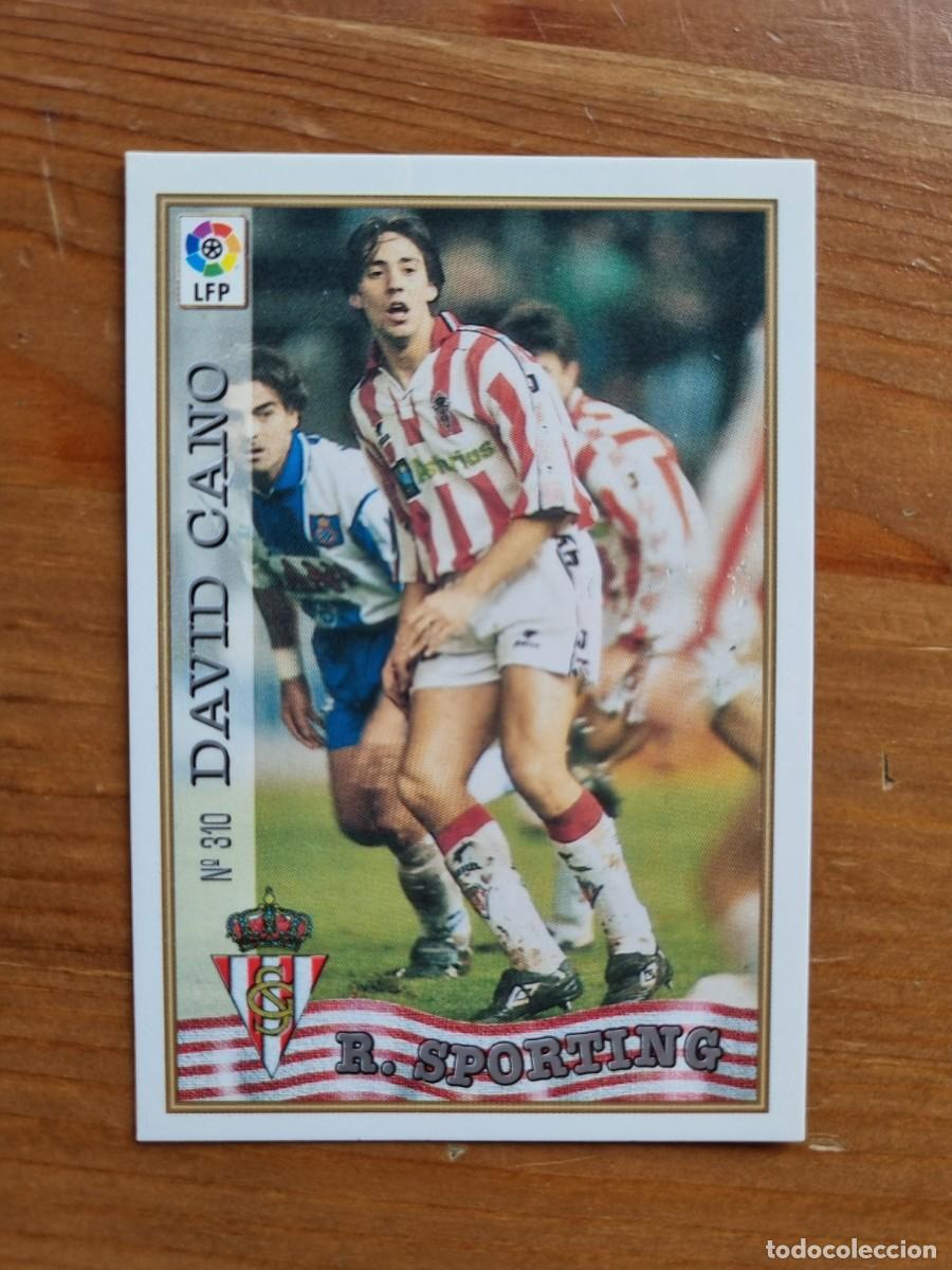 Cartes &agrave; collectionner de Football: 310 DAVID CANO (Sporting de Gij&oacute;n). Las Fichas de la Liga 1997 1998 97 98 (Mundicromo)