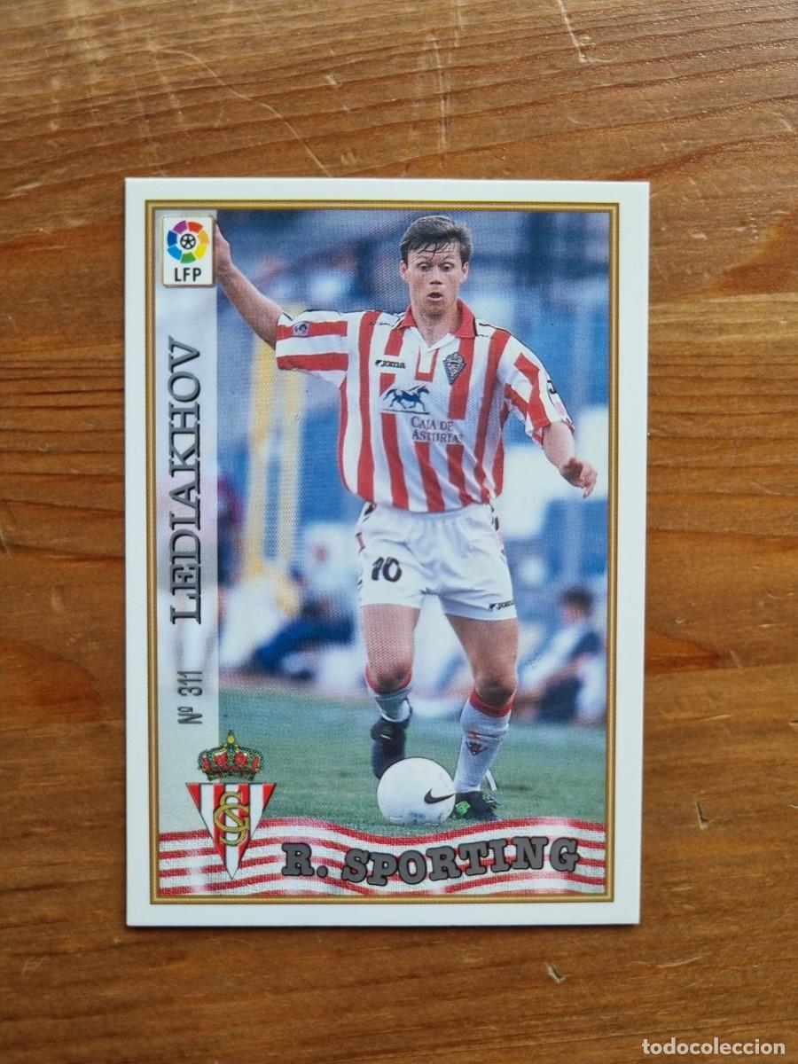 Cartes &agrave; collectionner de Football: 311 LEDIAKHOV (Sporting de Gij&oacute;n). Las Fichas de la Liga 1997 1998 97 98 (Mundicromo)
