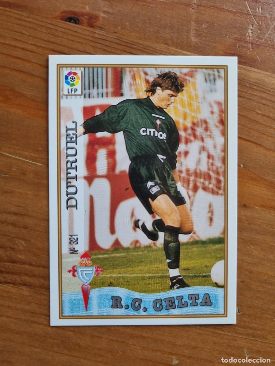 Cromos de f&uacute;tbol: 321 DUTRUEL (Celta de Vigo). Las Fichas de la Liga 1997 1998 97 98 (Mundicromo)
