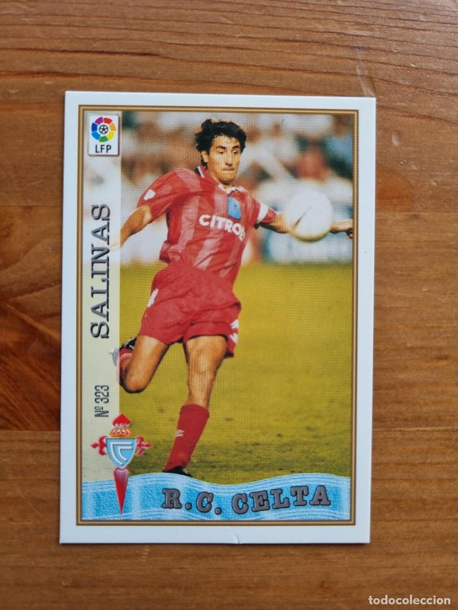 Cromos de f&uacute;tbol: 323 SALINAS (Celta de Vigo). Las Fichas de la Liga 1997 1998 97 98 (Mundicromo)