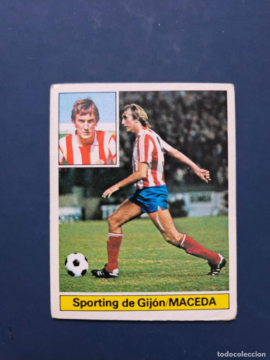 Cromos de f&uacute;tbol: MACEDA SPORTING GIJON LIGA ESTE 81 82 1981 1982 SIN PEGAR NUNCA PEGADO