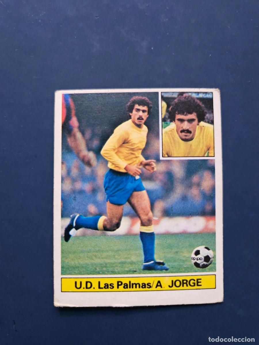 Figurine di Calcio: ANTONIO JORGE LAS PALMAS LIGA ESTE 81 82 1981 1982 SIN PEGAR NUNCA PEGADO