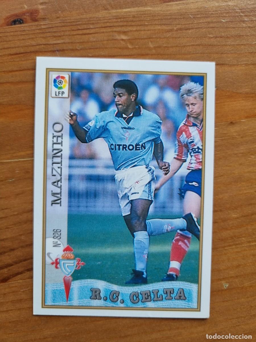 Figurine di Calcio: 326 MAZINHO (Celta de Vigo). Las Fichas de la Liga 1997 1998 97 98 (Mundicromo)