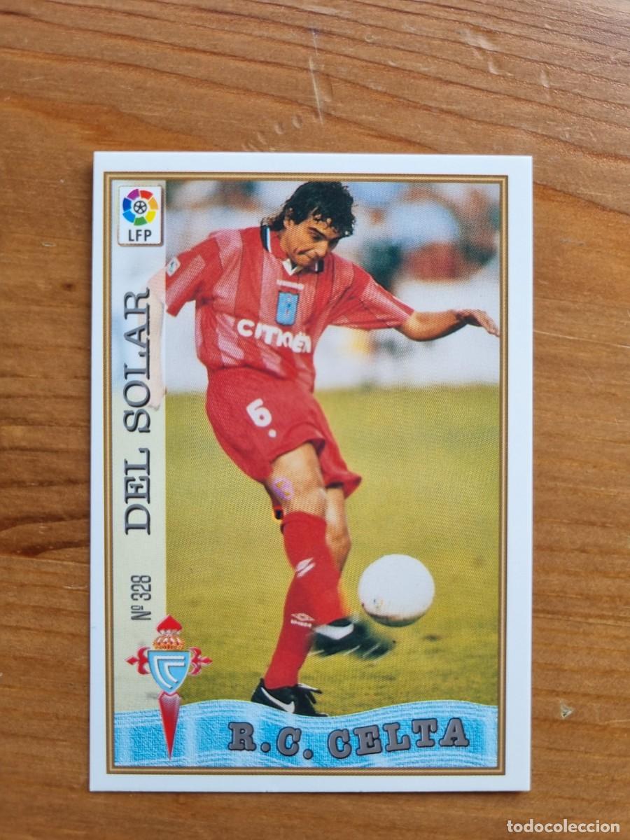 Figurine di Calcio: 328 DEL SOLAR (Celta de Vigo). Las Fichas de la Liga 1997 1998 97 98 (Mundicromo)