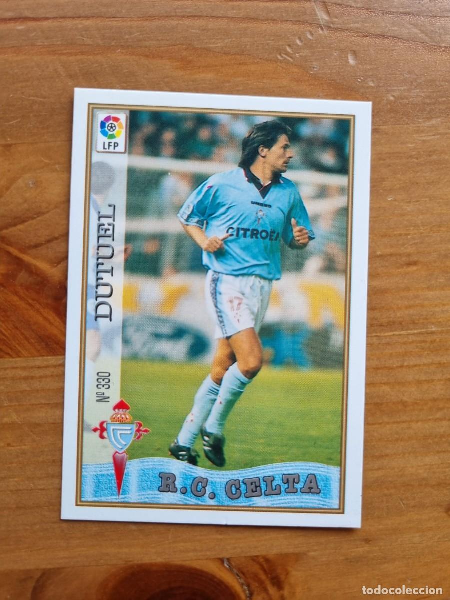 Figurine di Calcio: 330 DUTUEL (Celta de Vigo). Las Fichas de la Liga 1997 1998 97 98 (Mundicromo)