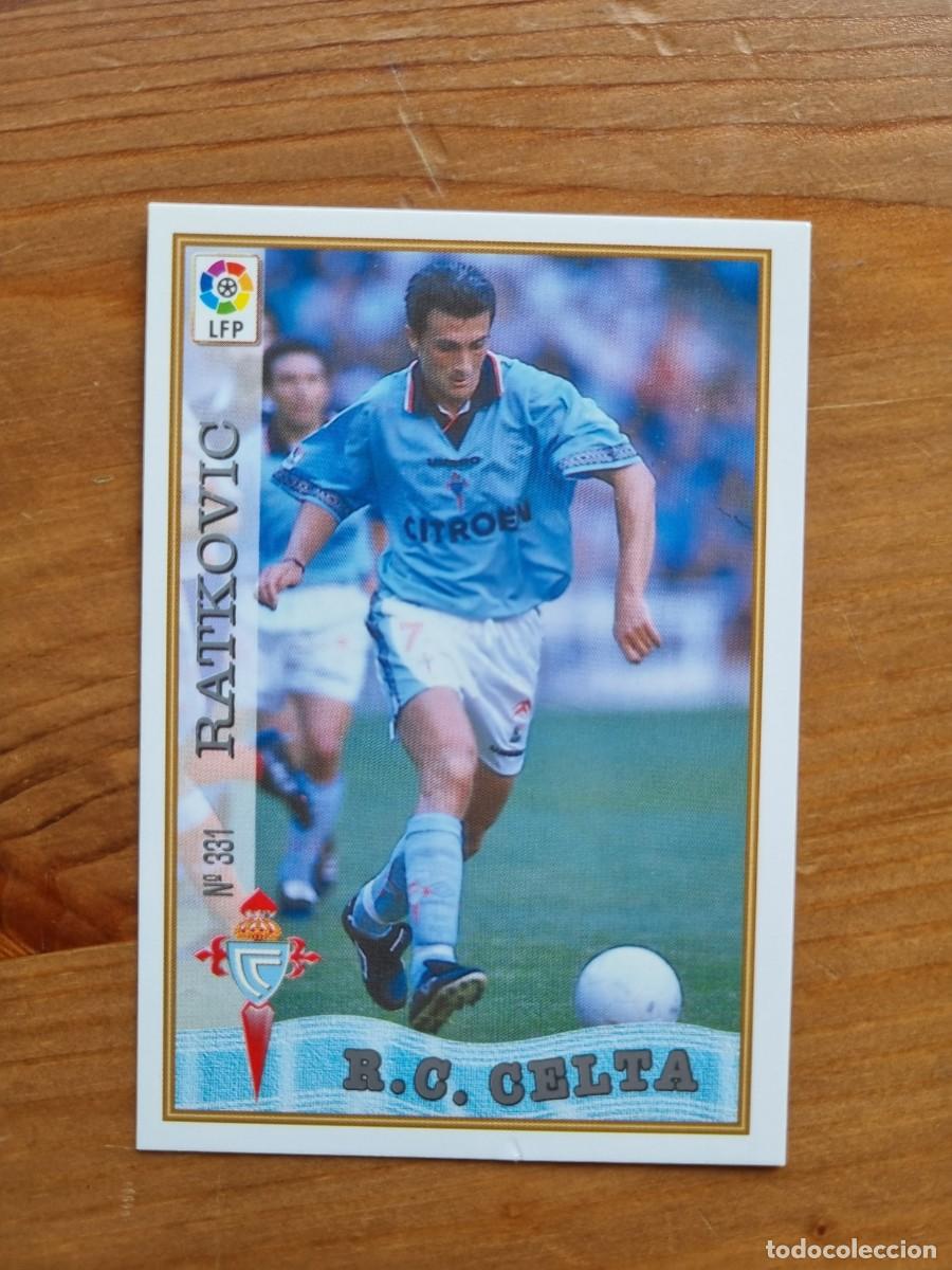 Cromos de f&uacute;tbol: 331 RATKOVIC (Celta de Vigo). Las Fichas de la Liga 1997 1998 97 98 (Mundicromo)