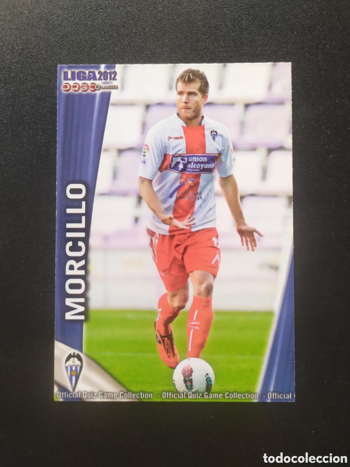 Cromos de f&uacute;tbol: Mundicromo fichas Liga 2011 2012 11 12 Morcillo n&deg; 1138 Alcoyano