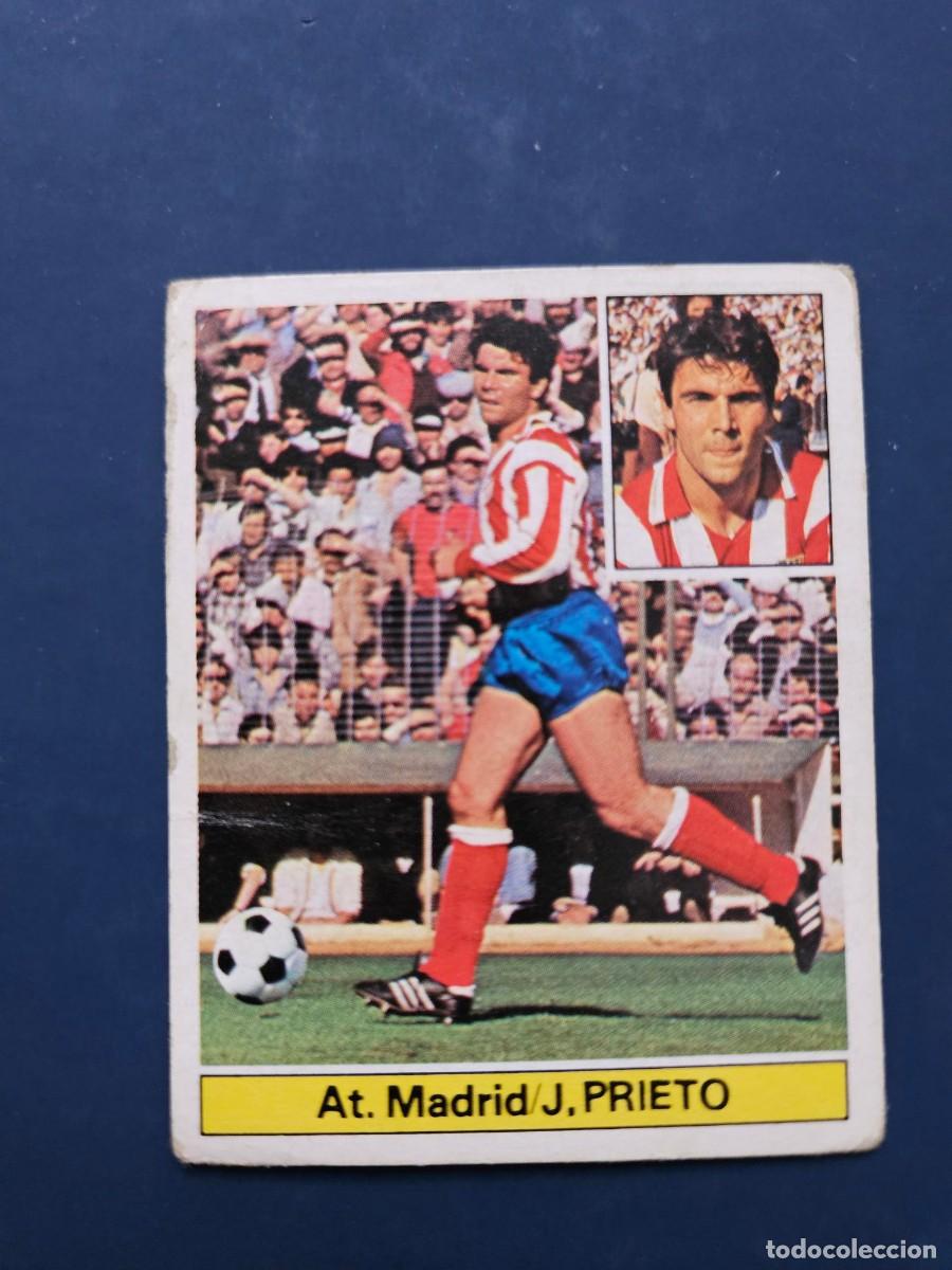 Cartes &agrave; collectionner de Football: JULIO PRIETO ATLETICO MADRID LIGA ESTE 81 82 1981 1982 SIN PEGAR NUNCA PEGADO