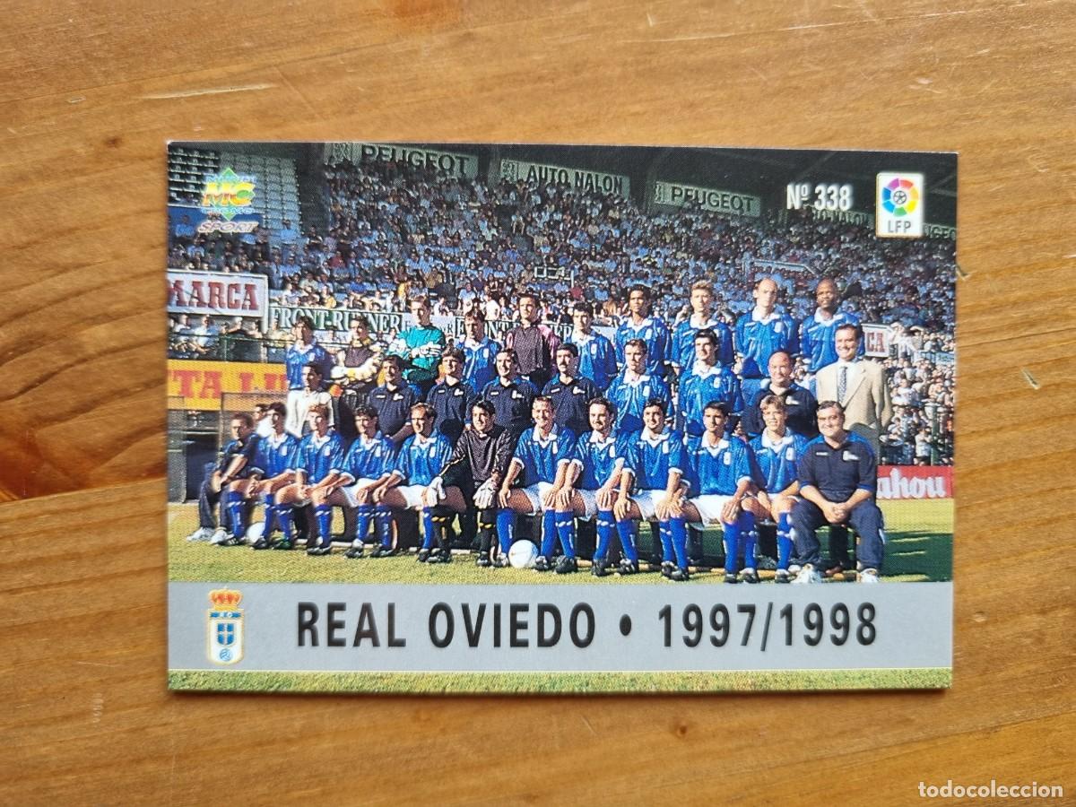 Cartes &agrave; collectionner de Football: 338 PLANTILLA / &Iacute;NDICE (Real Oviedo). Las Fichas de la Liga 1997 1998 97 98 (Mundicromo)