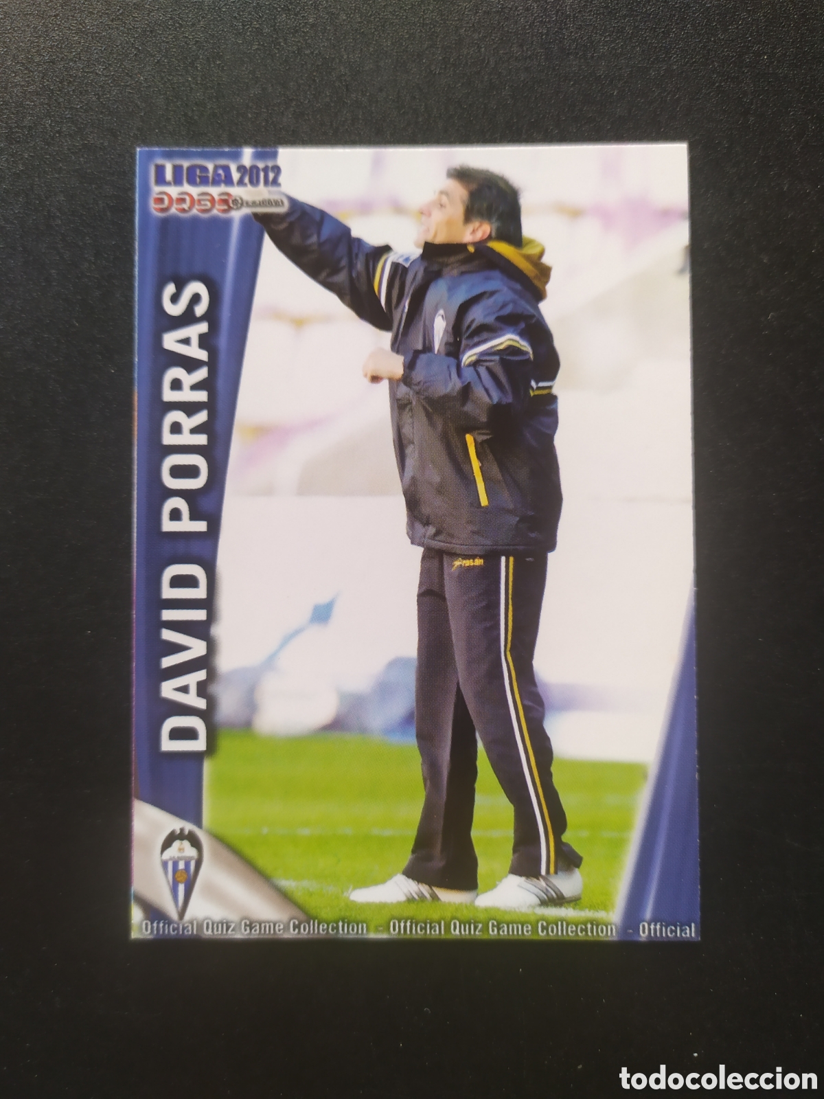 Cartes &agrave; collectionner de Football: Mundicromo fichas Liga 2011 2012 11 12 David Porras n&deg; 1134 Alcoyano