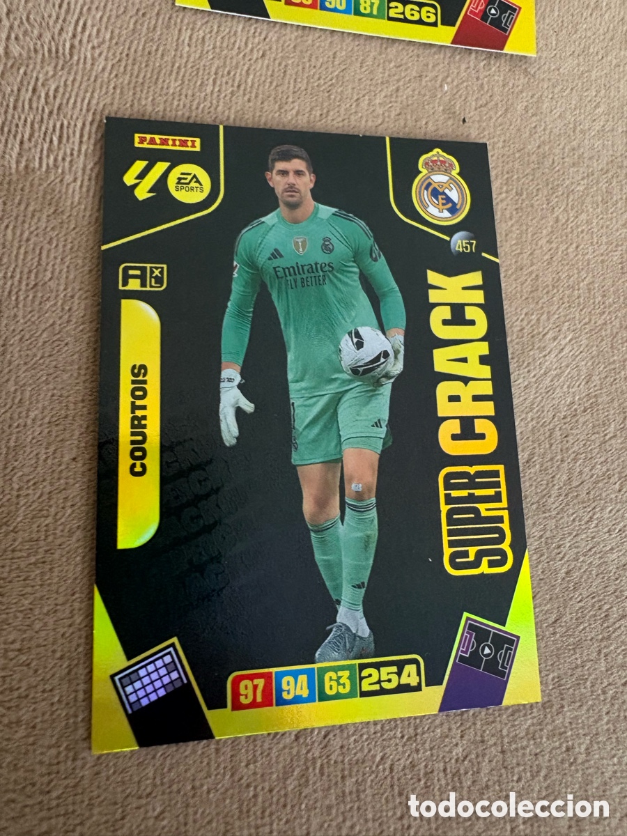Figurine di Calcio: 455 COURTOIS REAL MADRID SUPER CRACK FICHAS ALBUM ADRENALYN XL 2024 2025 24 25
