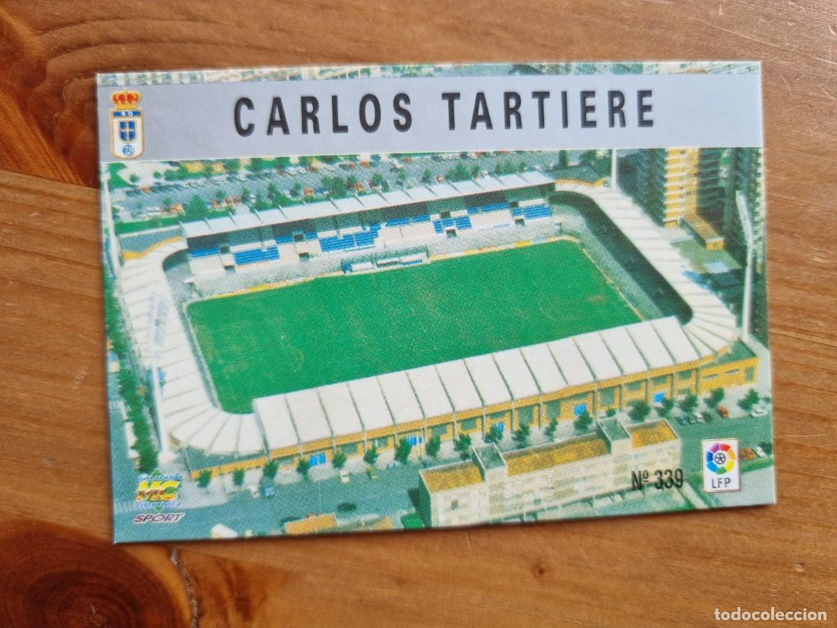 Figurine di Calcio: 339 CARLOS TARTIERE (Real Oviedo). Las Fichas de la Liga 1997 1998 97 98 (Mundicromo)