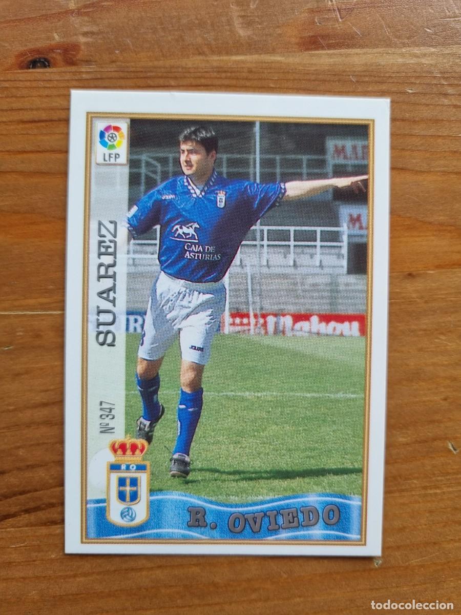 Figurine di Calcio: 347 SU&Aacute;REZ (Real Oviedo). Las Fichas de la Liga 1997 1998 97 98 (Mundicromo)