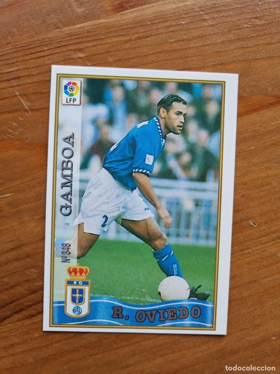 Figurine di Calcio: 348 GAMBOA (Real Oviedo). Las Fichas de la Liga 1997 1998 97 98 (Mundicromo)