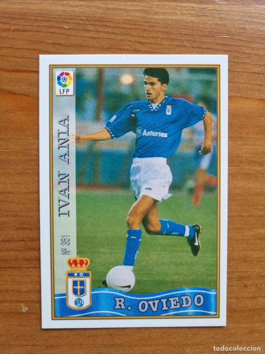Cromos de f&uacute;tbol: 351 IVAN ANIA (Real Oviedo). Las Fichas de la Liga 1997 1998 97 98 (Mundicromo)