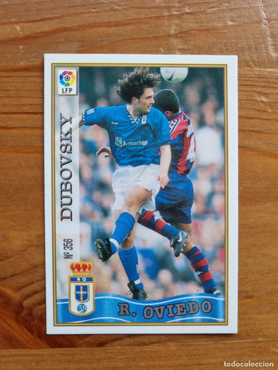 Cromos de f&uacute;tbol: 356 DUBOVSKY (Real Oviedo). Las Fichas de la Liga 1997 1998 97 98 (Mundicromo)