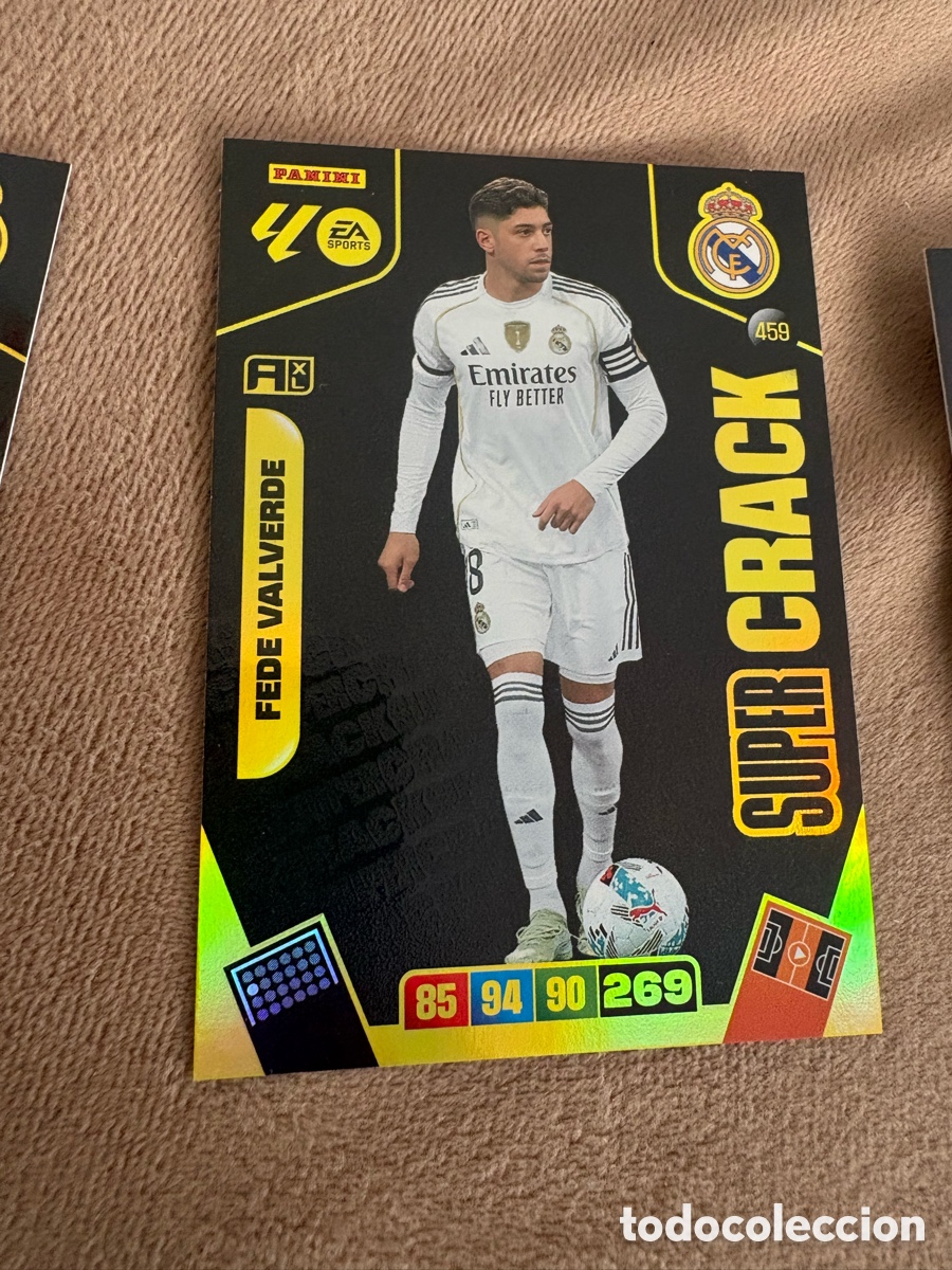 Cromos de f&uacute;tbol: 459 VALVERDE REAL MADRID SUPERCRACK SUPER CRACK ⚽ LIGA ADRENALYN XL 2025 2026 25 26 ⚽