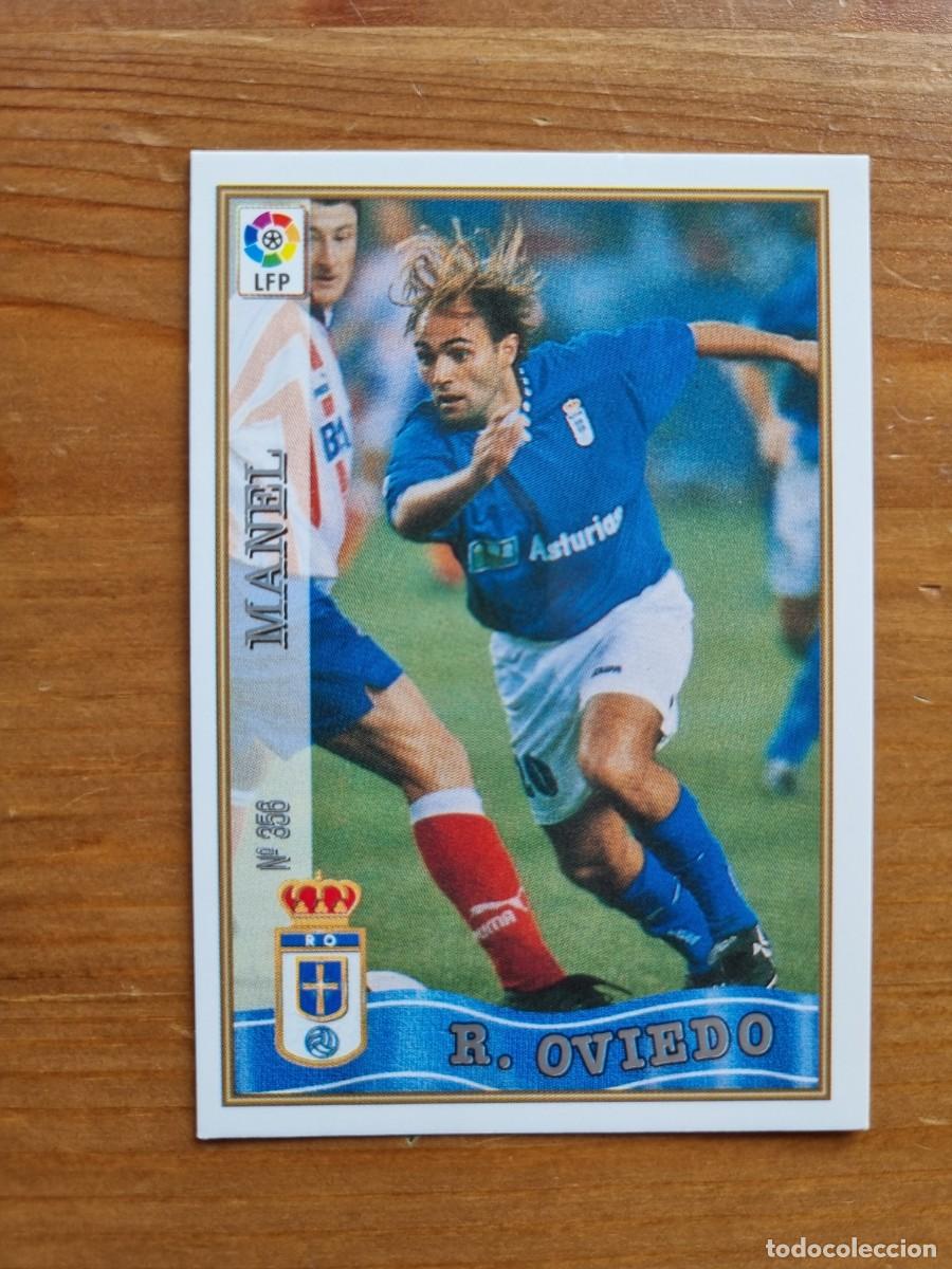 Cromos de f&uacute;tbol: 356 MANEL (Real Oviedo). Las Fichas de la Liga 1997 1998 97 98 (Mundicromo)