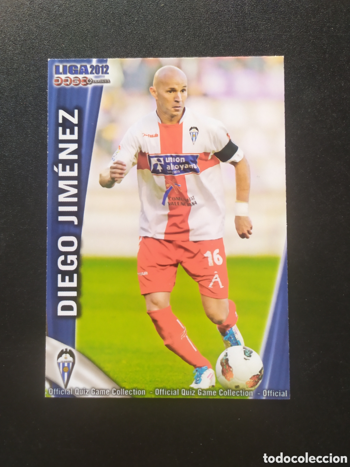 Cromos de f&uacute;tbol: Mundicromo fichas Liga 2011 2012 11 12 Diego Jim&eacute;nez n&deg; 1142 Alcoyano