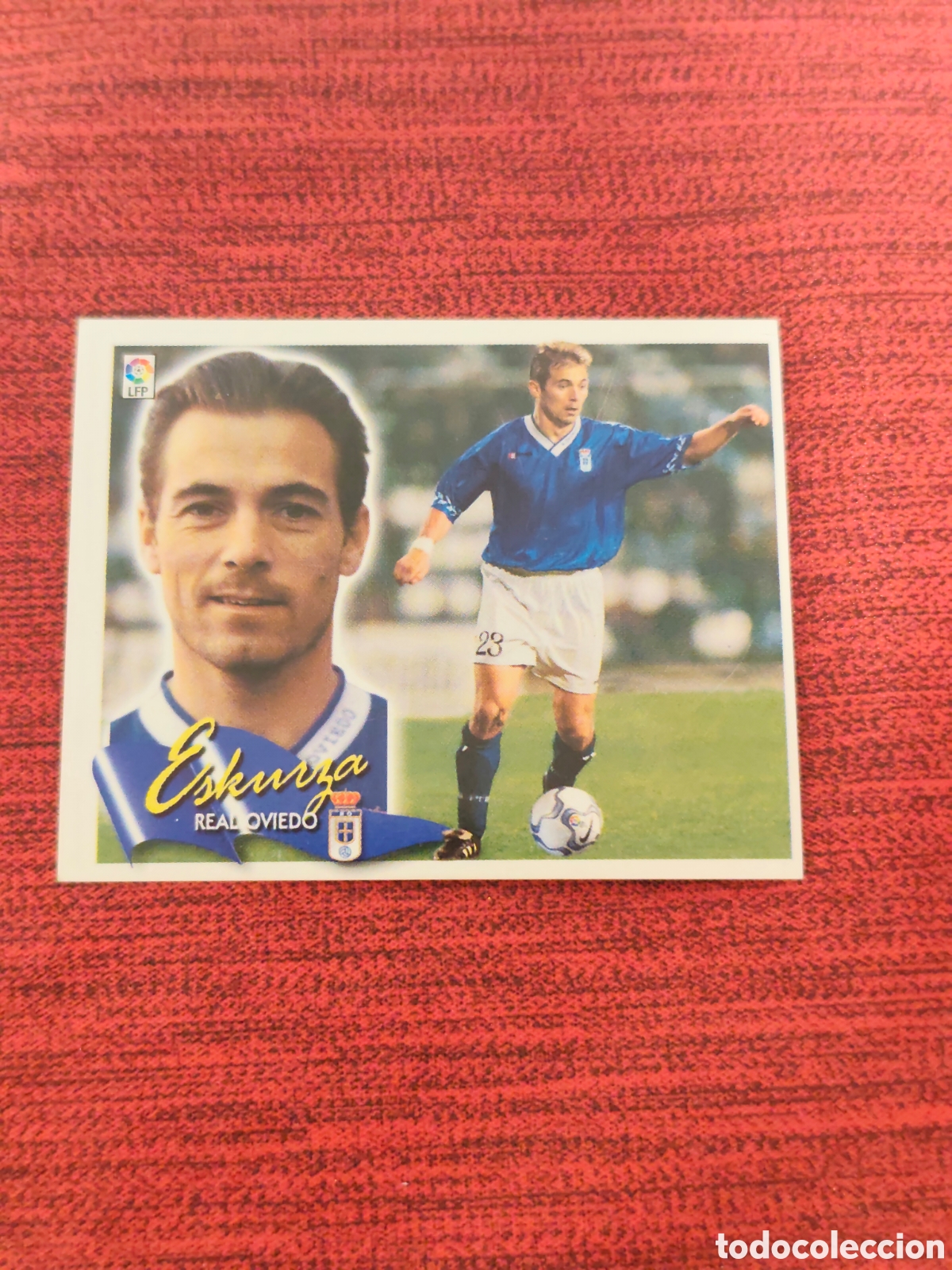 Cromos de f&uacute;tbol: BAJA ESKURZA REAL OVIEDO EDICIONES ESTE 2000 2001