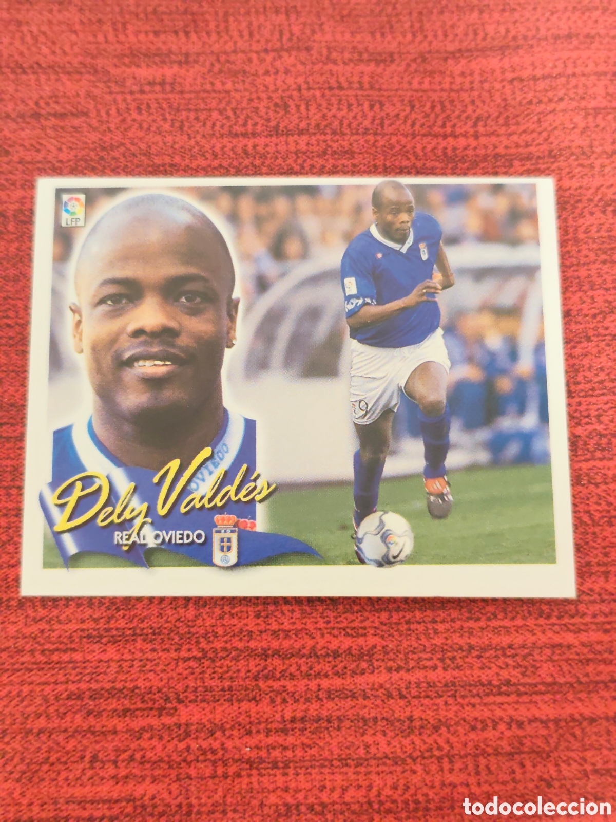 Cromos de f&uacute;tbol: BAJA DELY VALD&Eacute;S REAL OVIEDO EDICIONES ESTE 2000 2001
