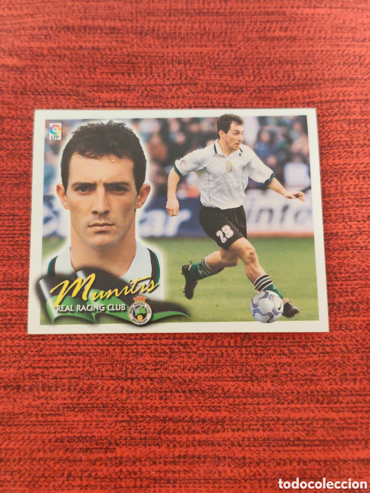 Cromos de f&uacute;tbol: BAJA MUNITIS RACING SANTANDER EDICIONES ESTE 2000 2001