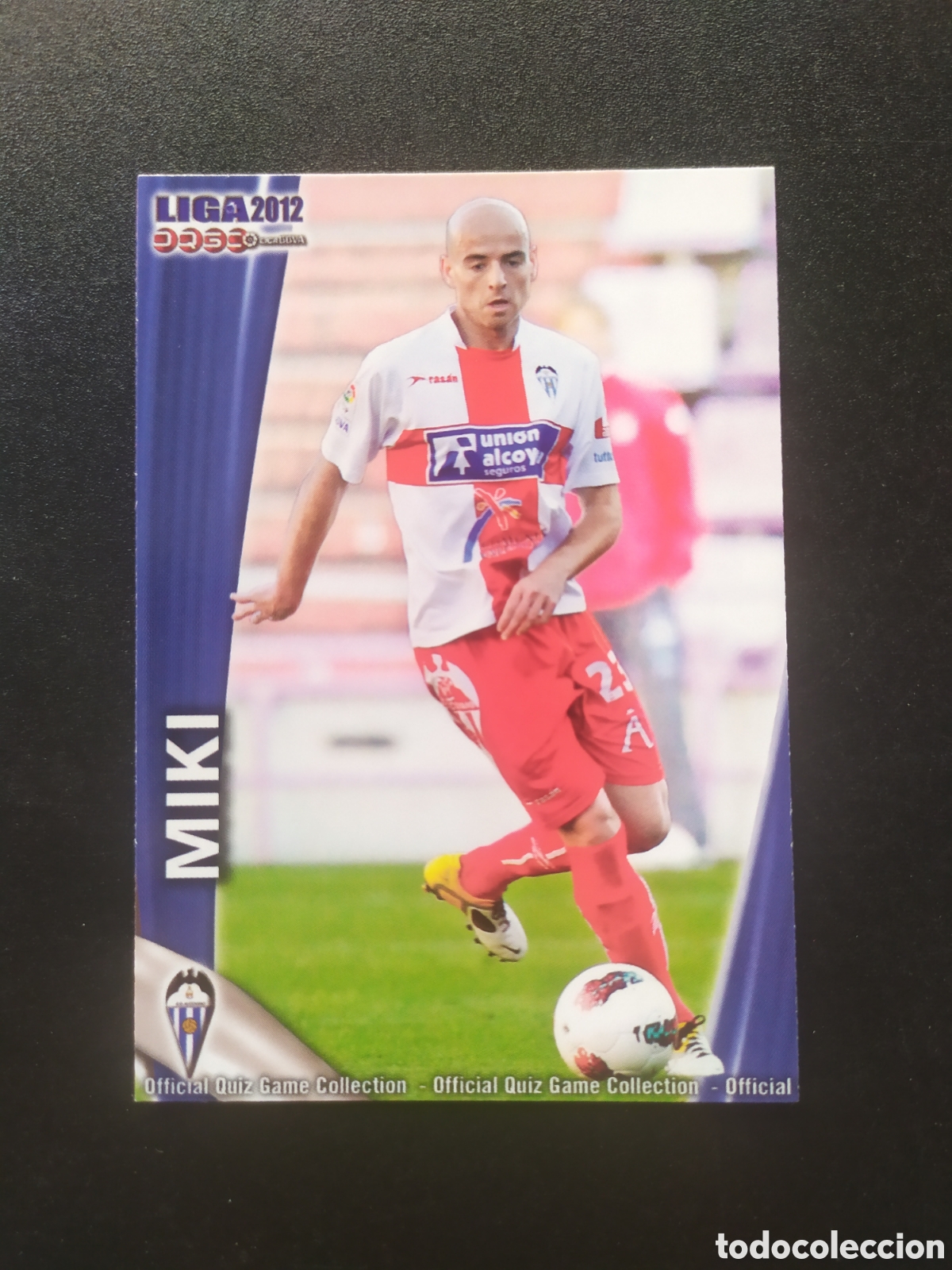 Cromos de f&uacute;tbol: Mundicromo fichas Liga 2011 2012 11 12 Miki n&deg; 1145 Alcoyano