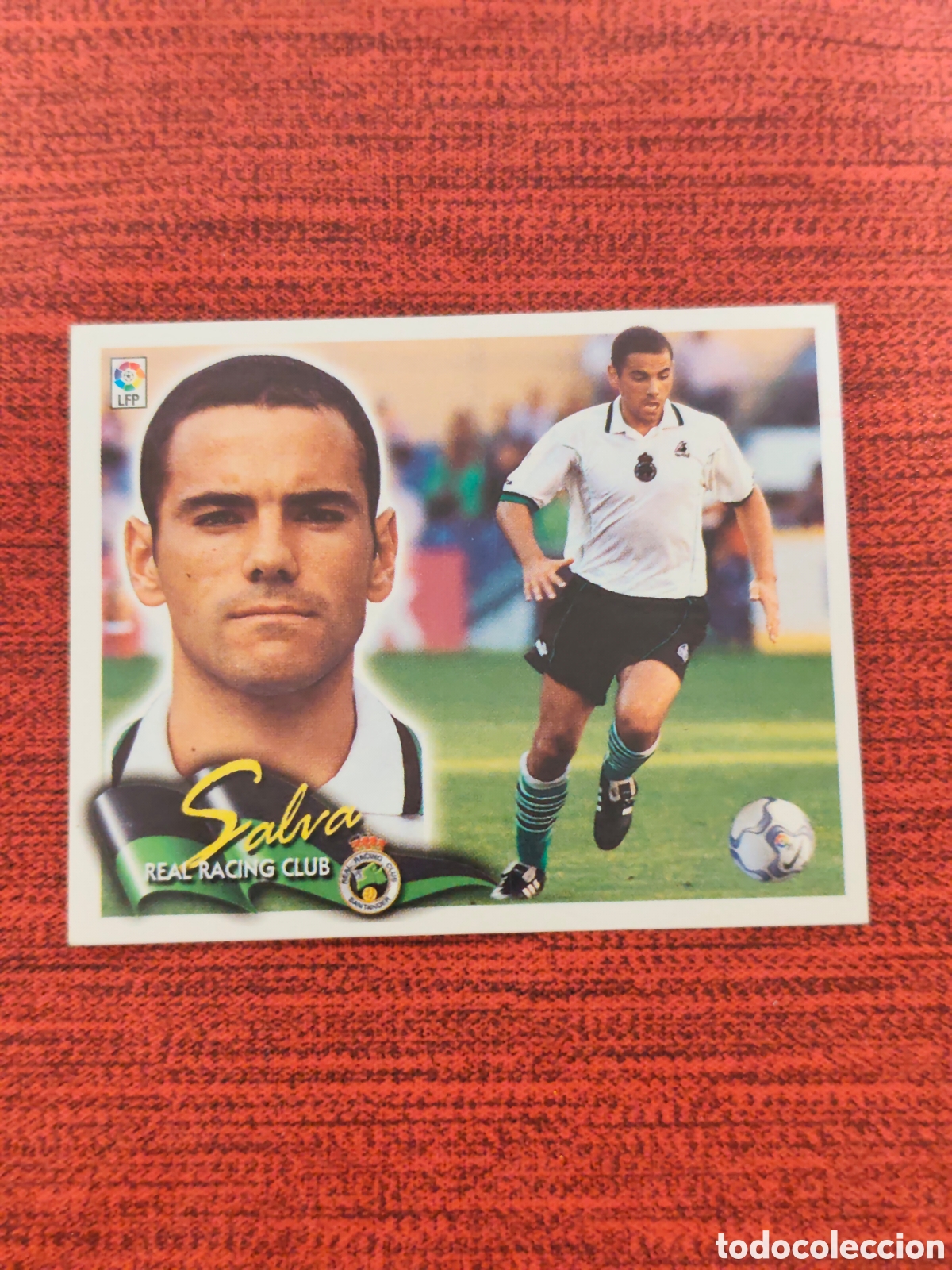 Cromos de f&uacute;tbol: BAJA SALVA RACING SANTANDER EDICIONES ESTE 2000 2001