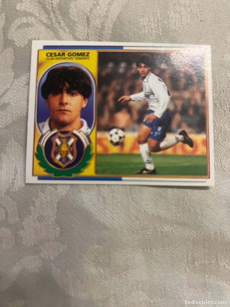 Cromos de f&uacute;tbol: C&Eacute;SAR G&Oacute;MEZ TENERIFE SIN PEGAR EDICIONES ESTE 1996-97