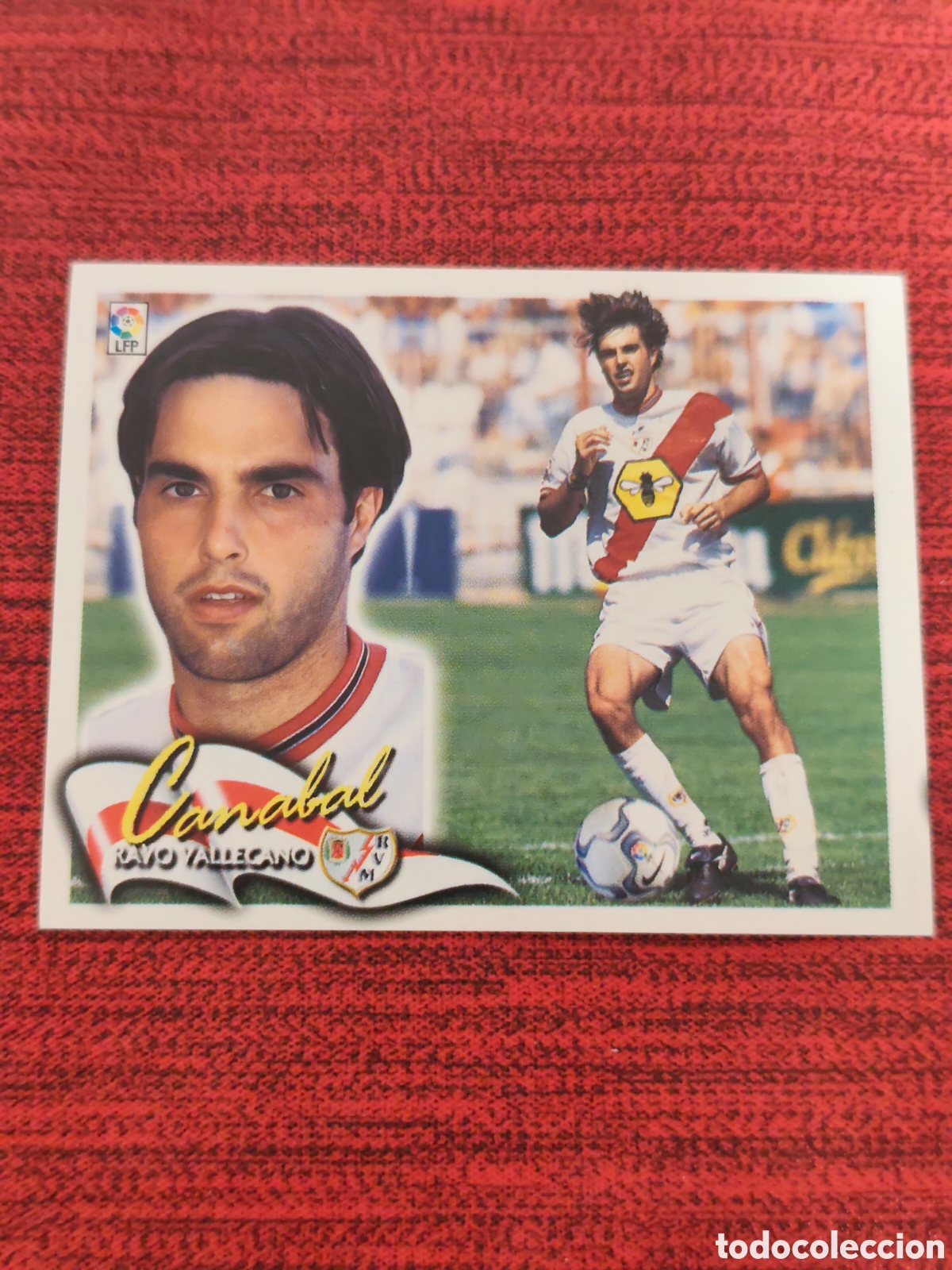 Cromos de f&uacute;tbol: BAJA CANABAL RAYO VALLECANO EDICIONES ESTE 2000 2001
