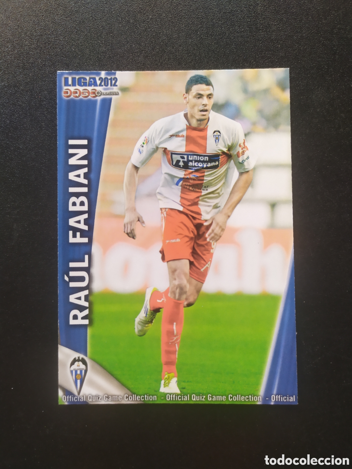 Cromos de f&uacute;tbol: Mundicromo fichas Liga 2011 2012 11 12 Ra&uacute;l Fabiani n&deg; 1148 Alcoyano