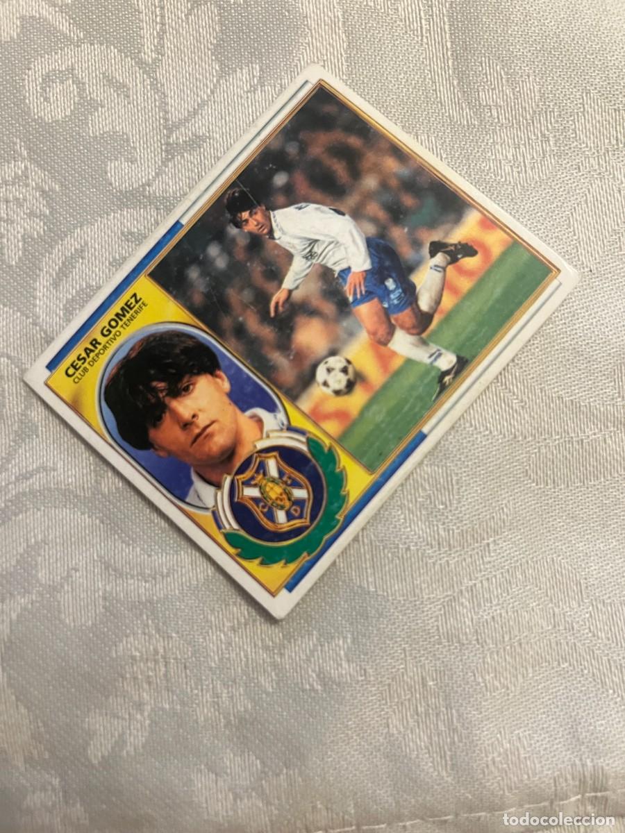 Cromos de f&uacute;tbol: C&Eacute;SAR G&Oacute;MEZ TENERIFE SIN PEGAR EDICIONES ESTE 1996-97