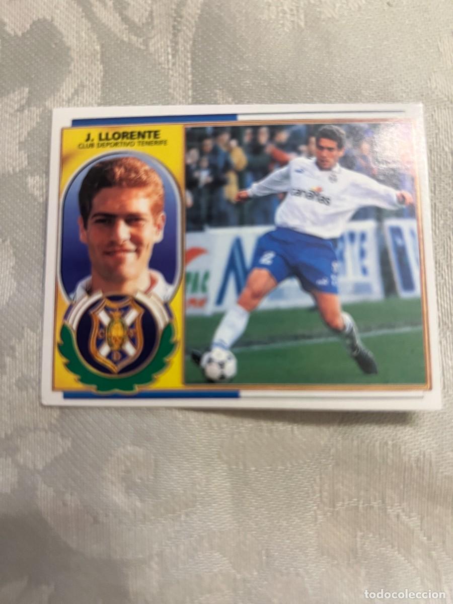 Cromos de f&uacute;tbol: LLORENTE TENERIFE SIN PEGAR EDICIONES ESTE 1996-97